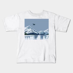 Pixel Mountain Kids T-Shirt